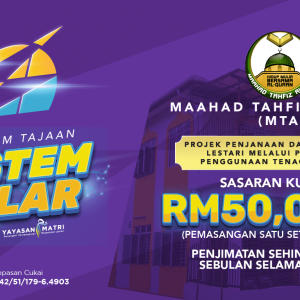 Tajaan Panel Solar MTA