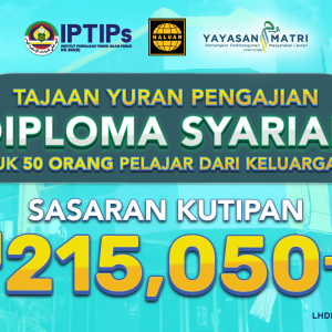 Tajaan Yuran Pengajian Diploma Syariah IPTIPs