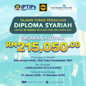 Tajaan Yuran Pengajian Diploma Syariah IPTIPs