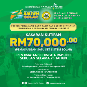 Tajaan Panel Solar Surau SRAATI 1.0