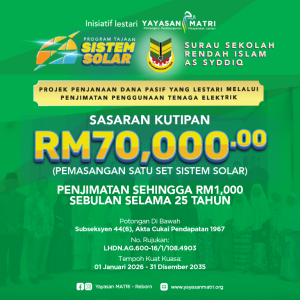 Tajaan Panel Solar Surau Sekolah Rendah Islam As Syddiq 1.0